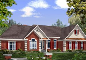 Brick Home Plans Dramatic Brick and Stucco Ranch 2029ga 1st Floor