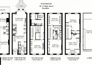 Brownstone Home Plans Brooklyn Brownstone Floor Plan Container House Design