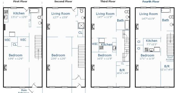 Brownstone Home Plans Brownstone Floor Plans Unique House Plans