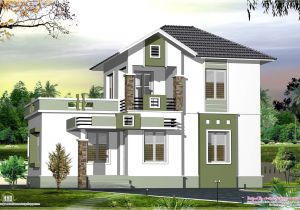 Budget Home Plans Small Double Floor Home Design In 1200 Sq Feet Kerala