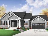 Bungalow House Plans with Basement and Garage W3236 V1 Craftsman Bungalow Open Living Concept Two