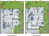 Bungalow Style Homes Floor Plans Modern Bungalow House Design with Floor Plan Terrific
