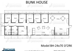 Bunk House Building Plans Custom Modular Building Floor Plans