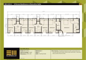 Bunk House Building Plans Ellis Modular Buildings Bunk House Floor Plans