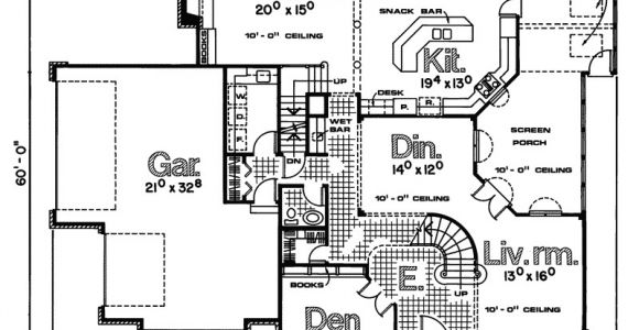 Bunker Home Plans Bunker Bluff European Home Plan 026d 0119 House Plans