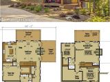 Cabin Home Floor Plans Small Cabin Home Plan with Open Living Floor Plan In 2018