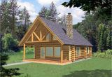 Cabin Home Plans Small Log Home with Loft Small Log Cabin Homes Plans