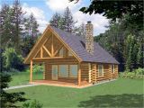 Cabin Home Plans Small Log Home with Loft Small Log Cabin Homes Plans