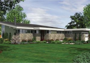 California Home Plans Long Low California Ranch 69401am Architectural