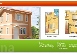 Camella Homes Design with Floor Plan House and Lot for Sale In Cebu and Bohol Floor Plans Of
