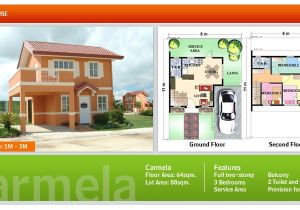 Camella Homes Floor Plan House and Lot for Sale In Cebu and Bohol Floor Plans Of
