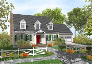 Cape Home Plans Customizable Cape Cod Classic 9554dm 2nd Floor Master
