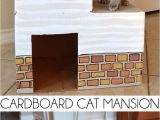 Cardboard Cat House Plans Cardboard Cat Mansion or A Use for Amazon Prime Boxes