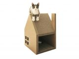 Cardboard Cat House Plans Krabhuis A Cardboard House for Cats to Scratch Design Milk