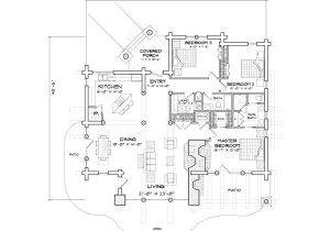 Caribou Log Home Floor Plan Caribou Handcrafted Log Home Floor Plan