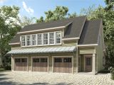 Carrige House Plans Plan 36057dk 3 Bay Carriage House Plan with Shed Roof In