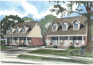 Carter Home Plans Carter Cape Cod Style Duplex Plan 055d 0371 House Plans