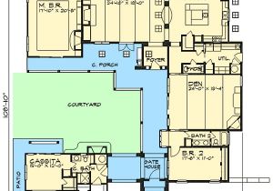 Casita Home Plans Casita and Courtyard Classic 36812jg Architectural