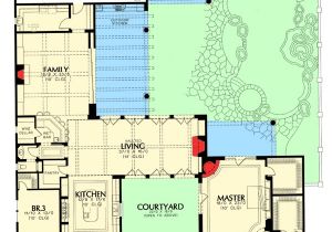 Casita Home Plans Plan 16386md Courtyard Living with Casita