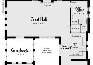 Castle Home Floor Plans Chinook Castle Plan by Tyree House Plans