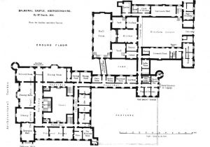 Castle Home Floor Plans Ground Floor Plan Of Balmoral Castle Balmoral Castle