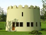 Castle House Plans with towers 2 Bedroom Earthbag House Plans