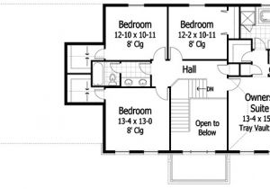 Center Hall Colonial House Plans Center Hall Colonial 14473rk 2nd Floor Master Suite