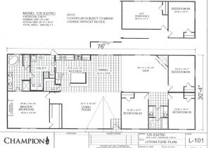 Champion Double Wide Mobile Home Floor Plans Champion Homes Double Wides
