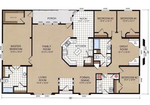 Champion Double Wide Mobile Home Floor Plans Champion Mobile Home Floor Plans Luxury 4 Bedroom Double