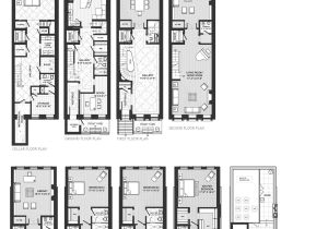 City Home Plans New York City townhouse Floor Plans