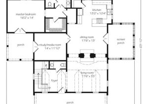 Coastal Home Floor Plans Eastover Cottage Watermark Coastal Homes Llc southern
