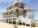 Coastal Home Plans Elevated Modern Beach House Plans On Stilts