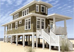 Coastal Home Plans Elevated Modern Beach House Plans On Stilts