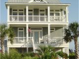 Coastal Home Plans On Pilings Porches Cottage Standard Piling Foundation with Side
