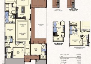 Collier Homes Floor Plans Courtyard House Plans with Casita Divine Pictures Plumeria