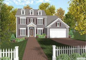 Colonial Home Plan New England Colonial House Plans Colonial House Plans