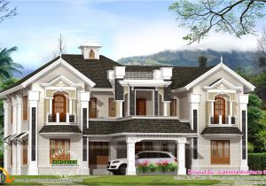 Colonial Home Plans Colonial Style House In Kerala Kerala Home Design and