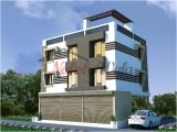 Commercial Home Plans Residential Cum Commercial Elevation 3d Front View Design