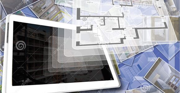 Computer Generated House Plans House Plan Stock Illustration Image 57858781