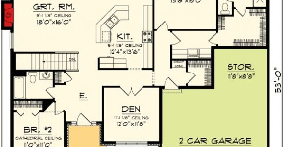 Concept Home Plans Plan 89845ah Open Concept Ranch Home Plan Craftsman
