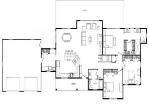 Concept Homes Plans Ranch Open Floor Plan Design Open Concept Ranch Floor
