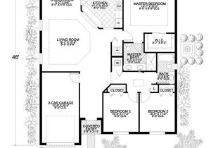 Concrete Block Home Floor Plans Neat and Tidy yet Spacious and Comfortable House Plan