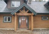 Concrete Log Home Plans Bull Lake Montana Cabin Everlog Systems