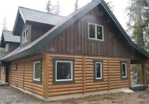 Concrete Log Home Plans Bull Lake Montana Cabin Everlog Systems Concrete Log Home Plans Bull Lake Montana Cabin Everlog Systems