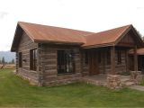 Concrete Log Home Plans Stevensville Montana Residence Everlog Systems