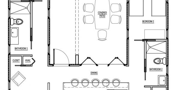 Container Homes Plans Blueprints Sense and Simplicity Shipping Container Homes 6