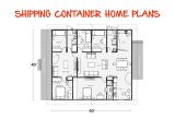 Container Van House Design Plan Shipping Containers House Plans Container House Design 2