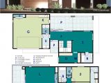 Contemporary Floor Plans Homes Ultra Modern Live Work House Plan 61custom