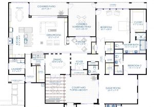 Contemporary Home Plans Contemporary Courtyard House Plan 61custom Modern