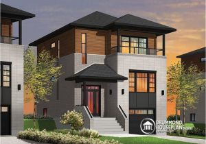 Contemporary Home Plans for Narrow Lots Narrow Lot Homes with Porches Contemporary Narrow Lot